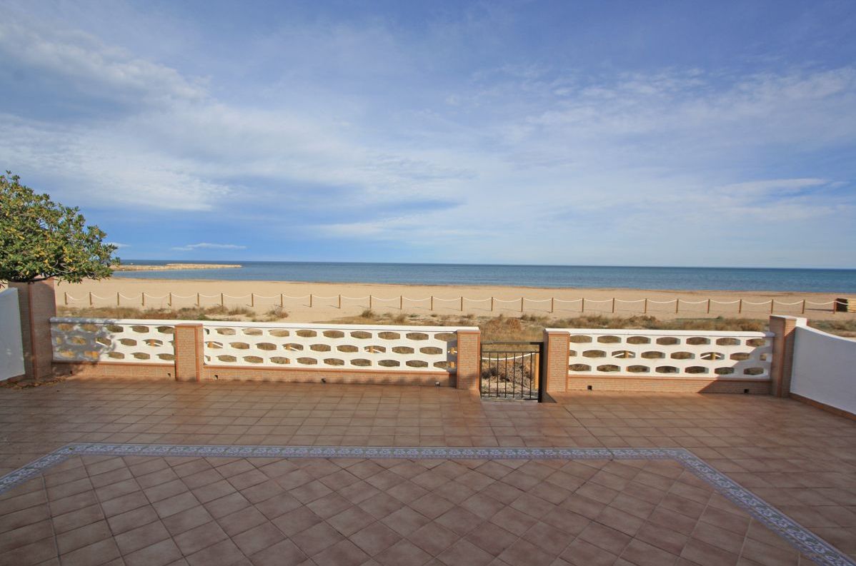 Fabulous Frontline Beach Semi-Detached Villa In Denia